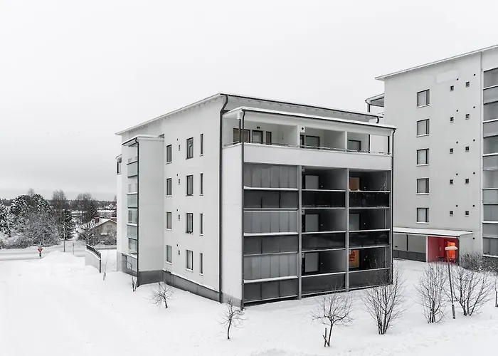 Scandi Forest Flat Across From The Train Station Rovaniemi