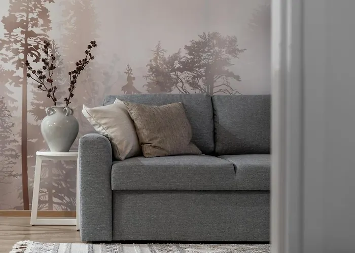 Apartment Scandi Forest Flat Across From The Train Station Rovaniemi